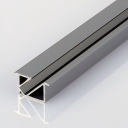 Slanted luminous wardrobe cabinet series aluminum profiles