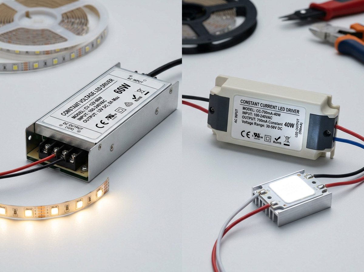Constant stroom versus constant spanning: welke LED-driver heeft u nodig?