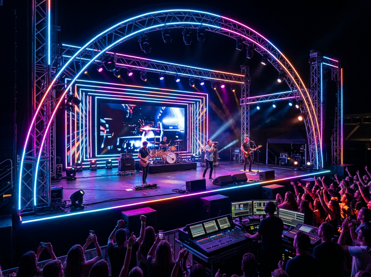 LED-strips voor podium- en evenementenverlichting: snelle oplossingen voor dynamische effecten