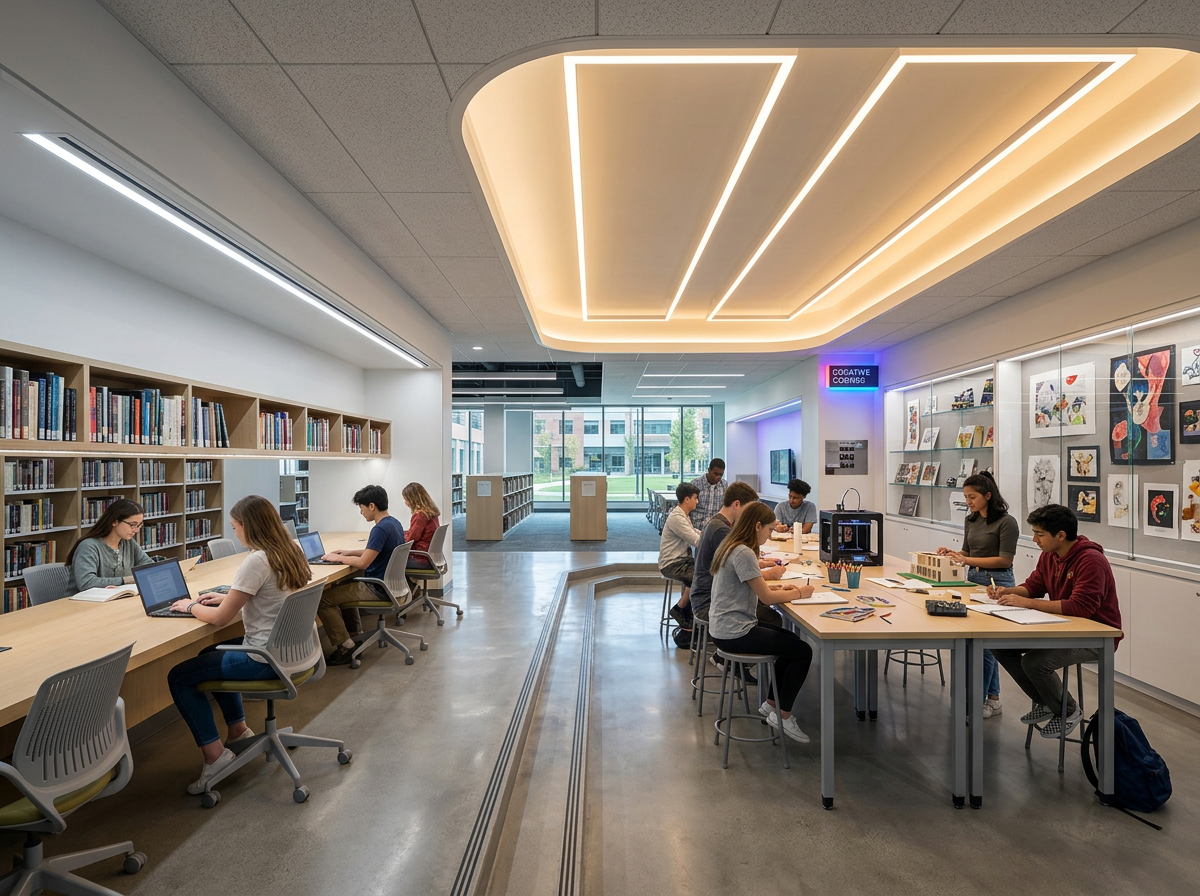 LED-verlichting voor onderwijs- en creatieve ruimtes: verbetering van concentratie en inspiratie