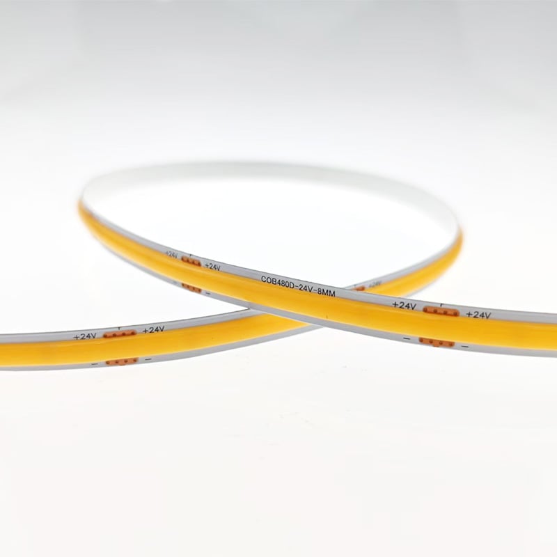 Leading the customized light efficiency revolution | Low voltage COB-480D-8MM LED strip ODM/OEM professional solution