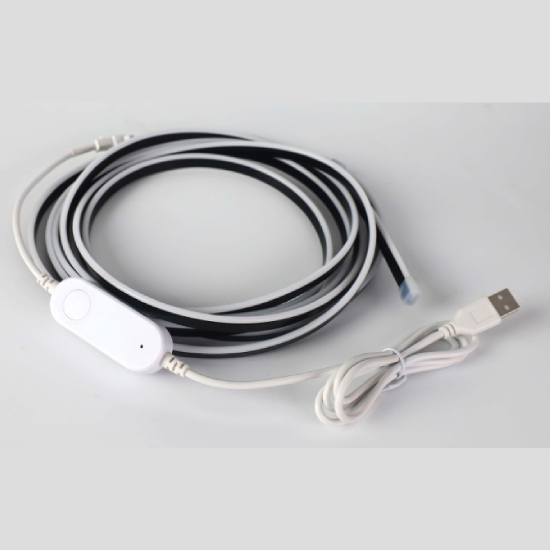 DC5V-03*08-Three sided Black Illusion Color-Silicone Waterproof Light Strip