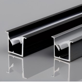 Slant glowing edge wardrobe cabinet series aluminum profiles