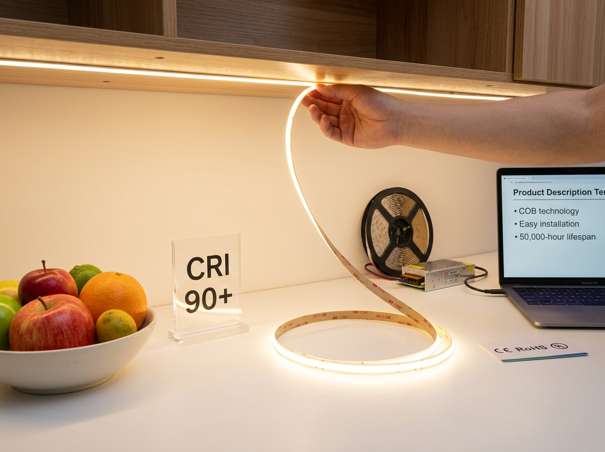 Hoe u hoogconverteerende productbeschrijvingen voor LED-strips schrijft