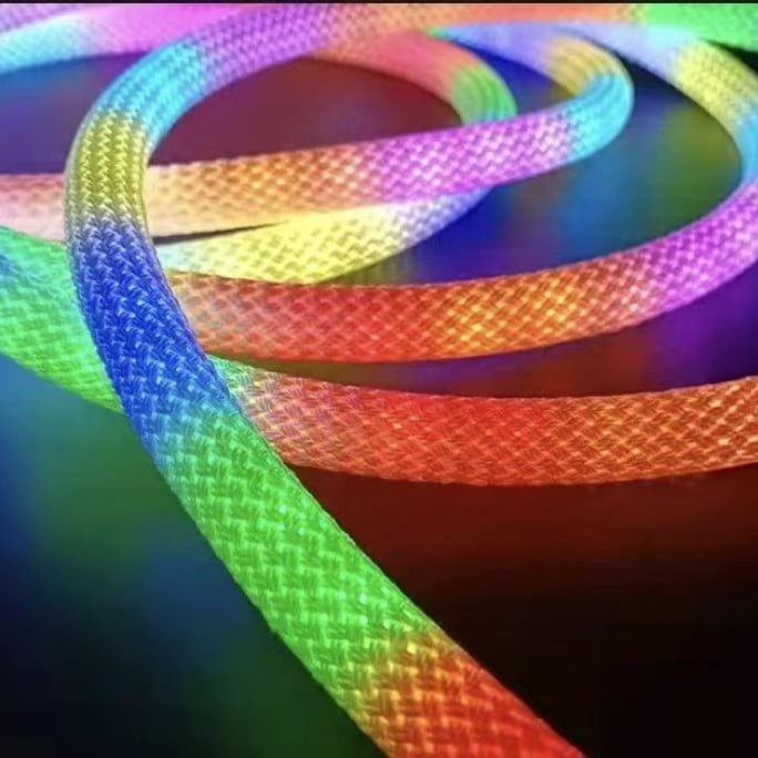 Circular Tube Colorful Silicone Light Strip - Dazzling Light, Illuminating Infinite Possibilities