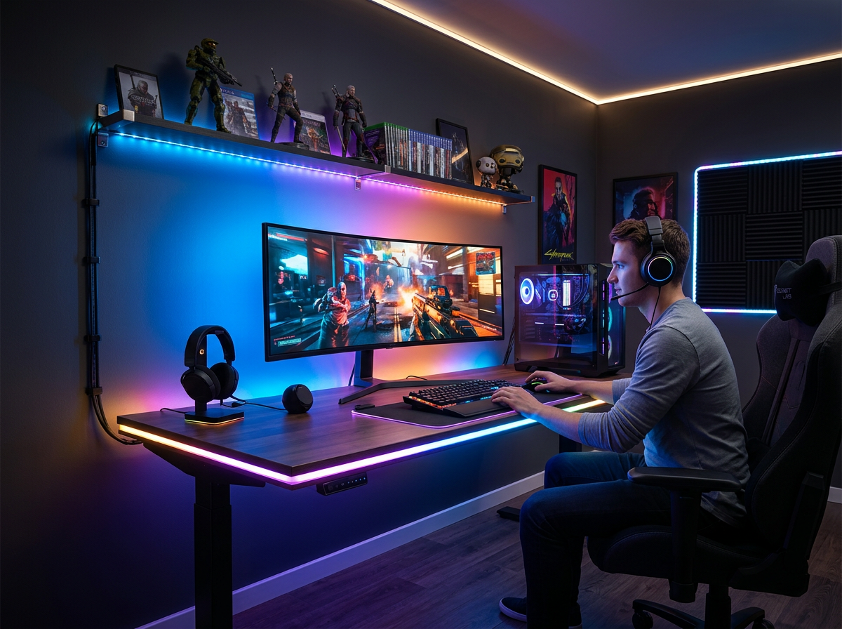 LED-strips voor gaming- en entertainmentopstellingen
