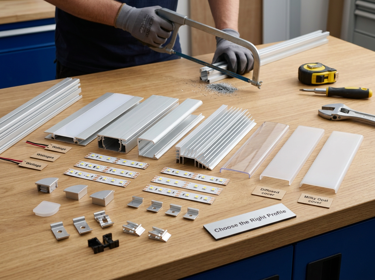 Hoe kiest u het juiste aluminiumprofiel voor uw LED-strip: een evenwicht vinden tussen warmteafvoer, lichtkwaliteit en esthetiek