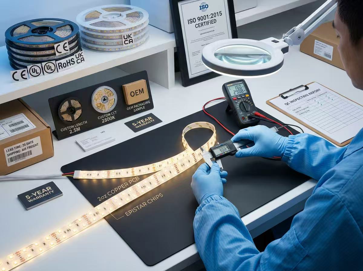 Πώς να επιλέξετε έναν αξιόπιστο προμηθευτή ταινιών LED: 8 κρίσιμοι παράγοντες για ευφυείς αγοραστές