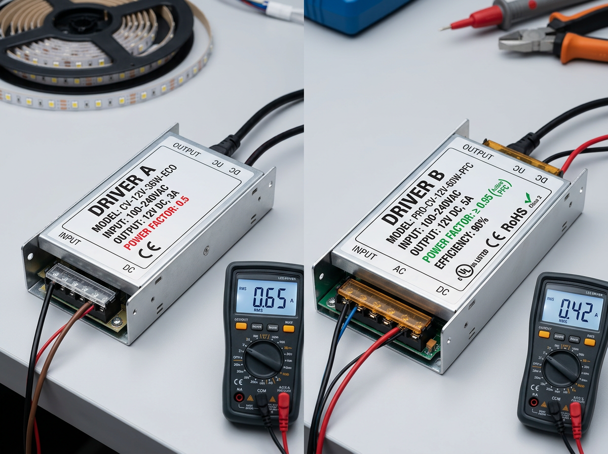 Vermogensfactor uitgelegd: waarom deze verborgen specificatie belangrijk is voor uw LED-project