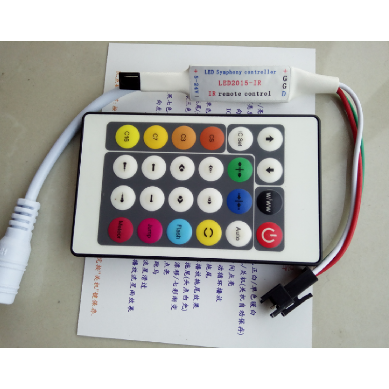 IR 24-button Mini Colorful Controller
