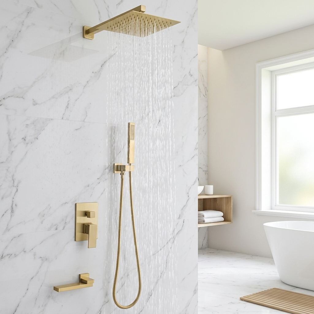 Unmatched Quality and Performance in Rain Head Shower Sets