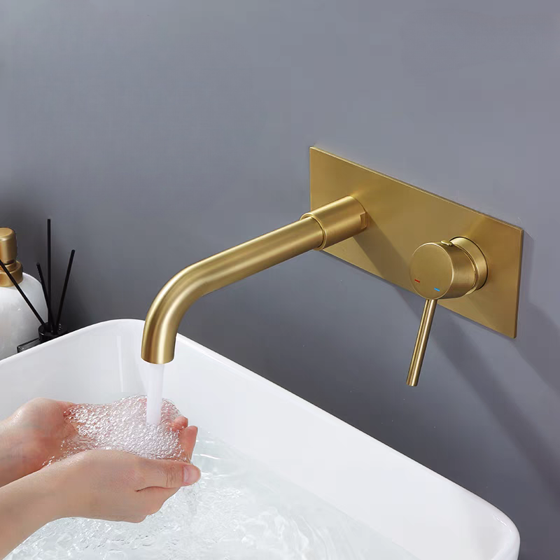 Unmatched Quality and Design of Brushed Brass Basin Taps