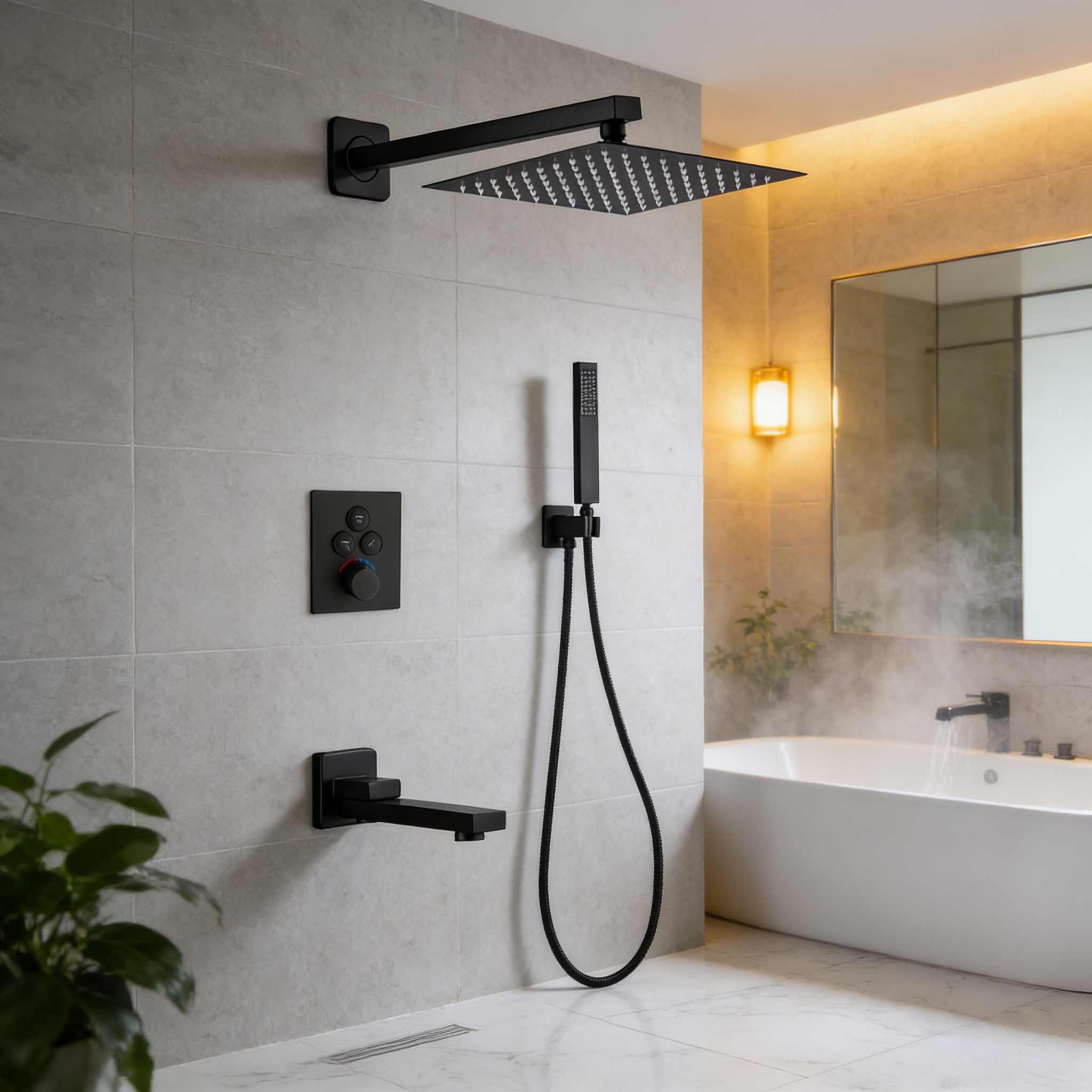 Exceptional Quality and Versatility of Rainfall Combo Shower Heads