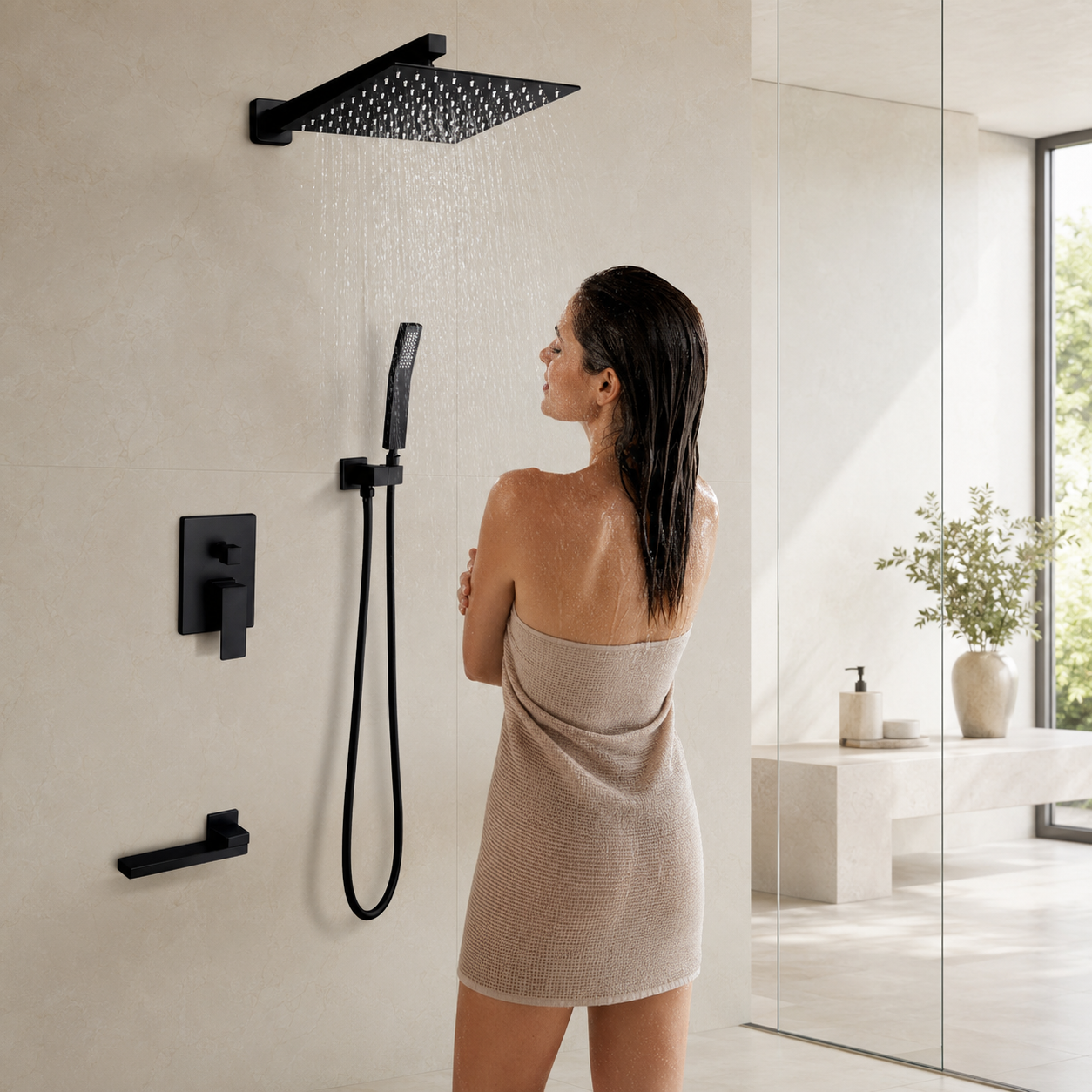 Elevate Your Bathroom Experience with Rain Shower Ceiling Mounts