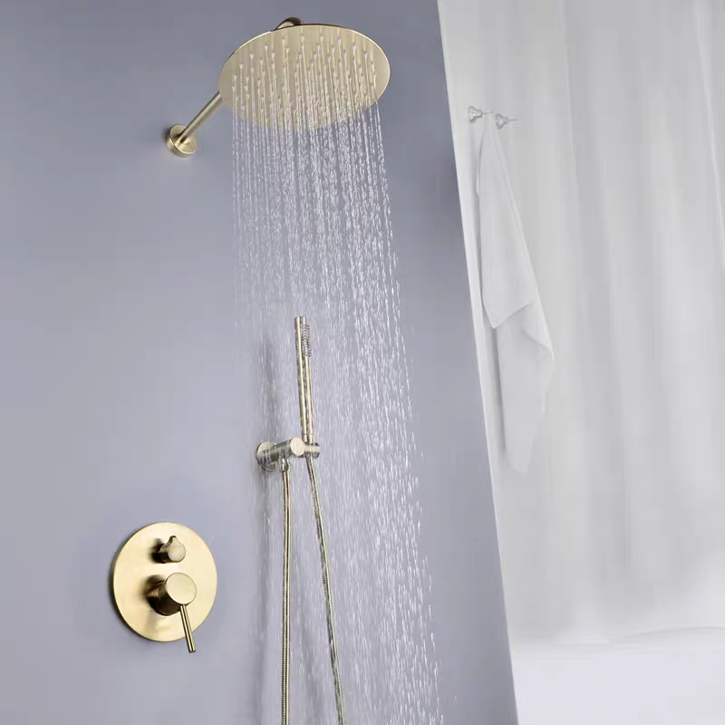 Exceptional Benefits of Our Brushed Gold Shower Kit