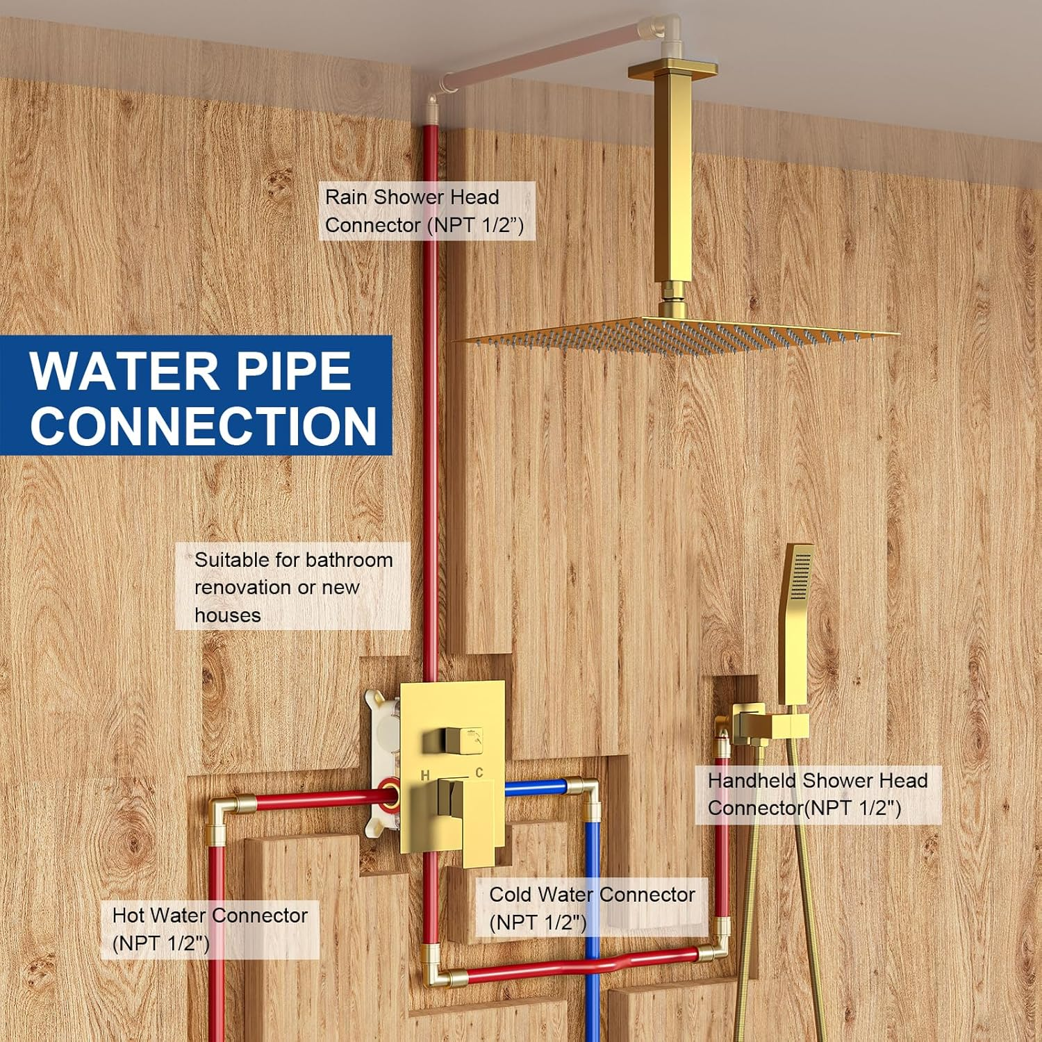 Transform Your Shower Experience with Our Rain Shower Head Ceiling