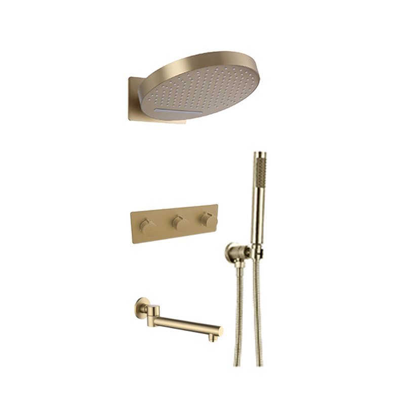 Unmatched Elegance and Functionality in Black And Gold Shower Sets