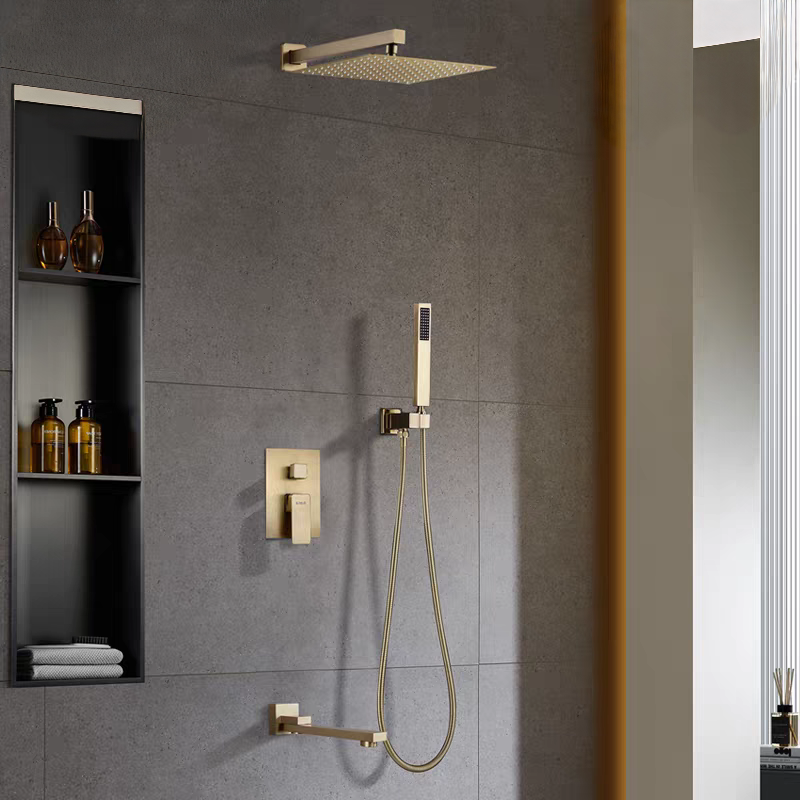 Unmatched Quality and Luxury in Gold Rain Shower Head Sets
