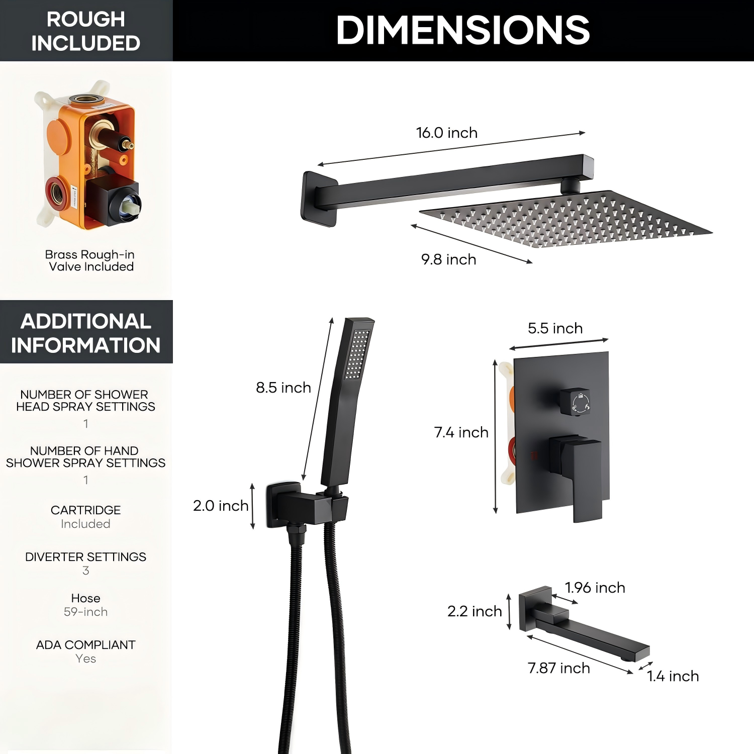 Unmatched Quality and Design for Your Shower Faucet Bathroom