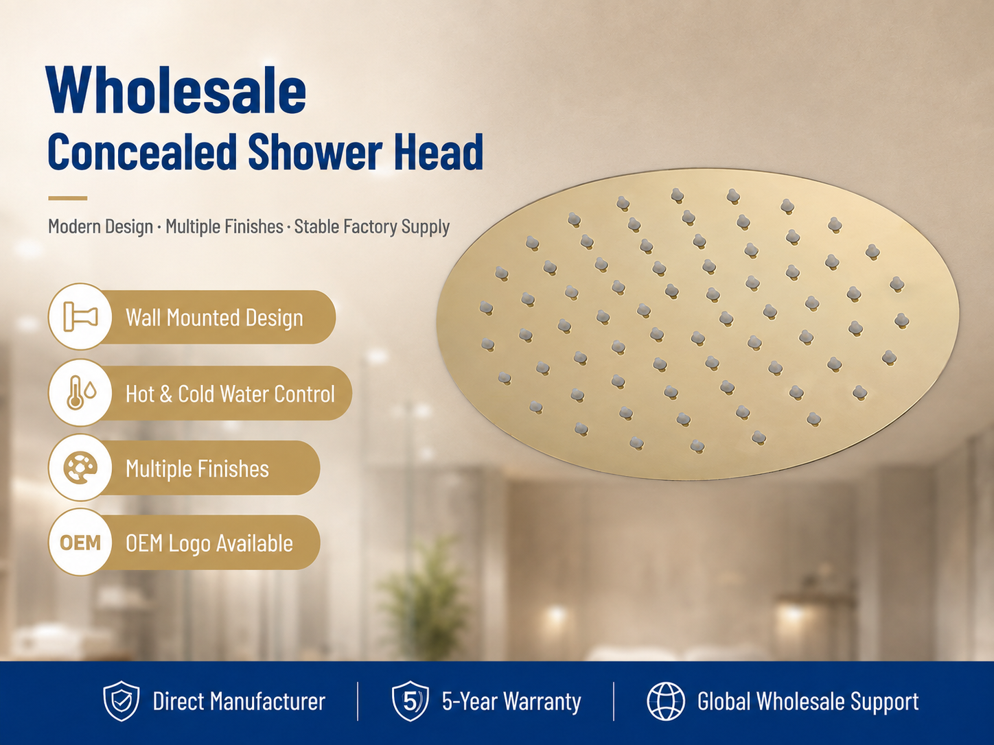 Luxury Brushed Gold Rain Shower Head (1).png