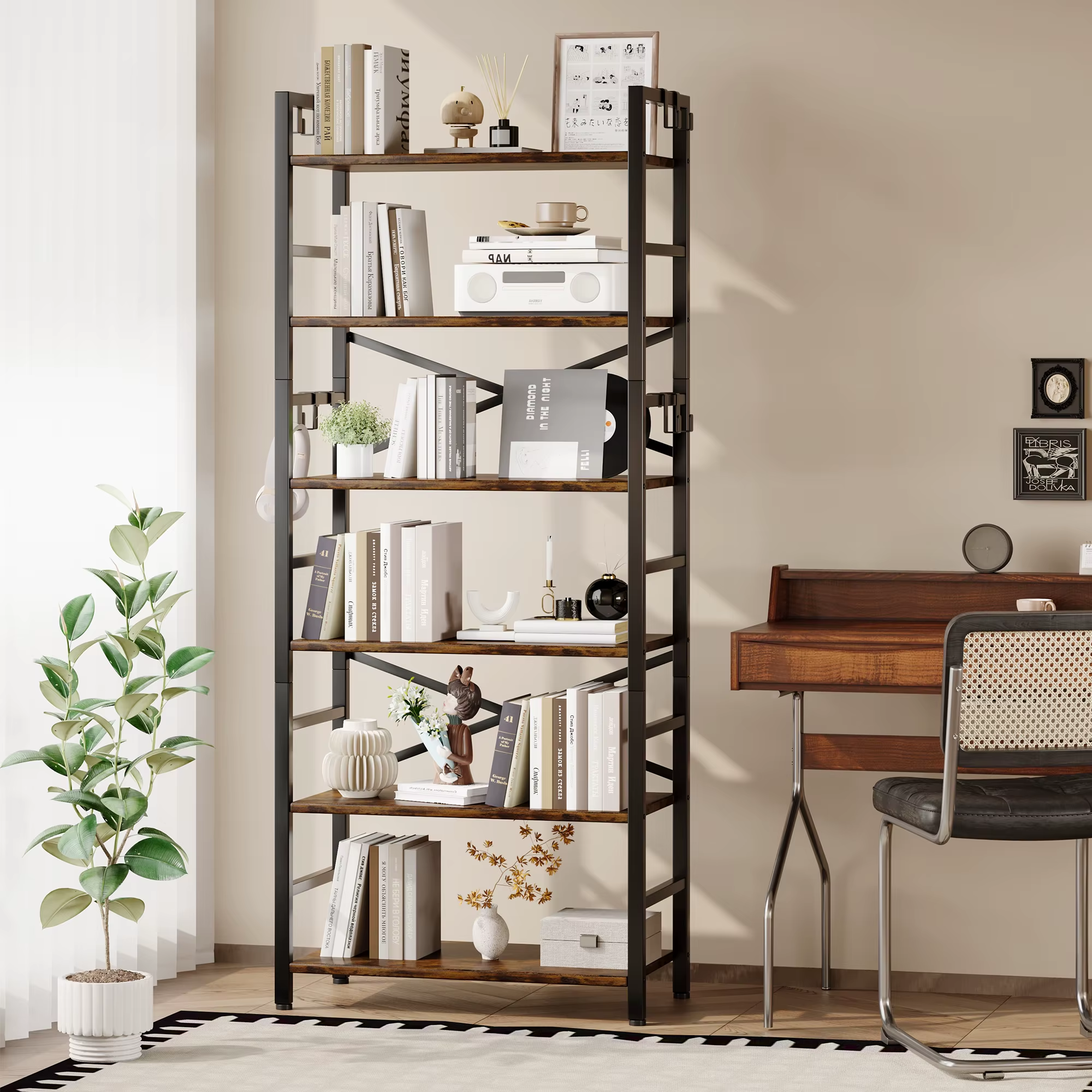 Modern Storage Rack Series for Balcony, Kitchen and Retail Store Layout