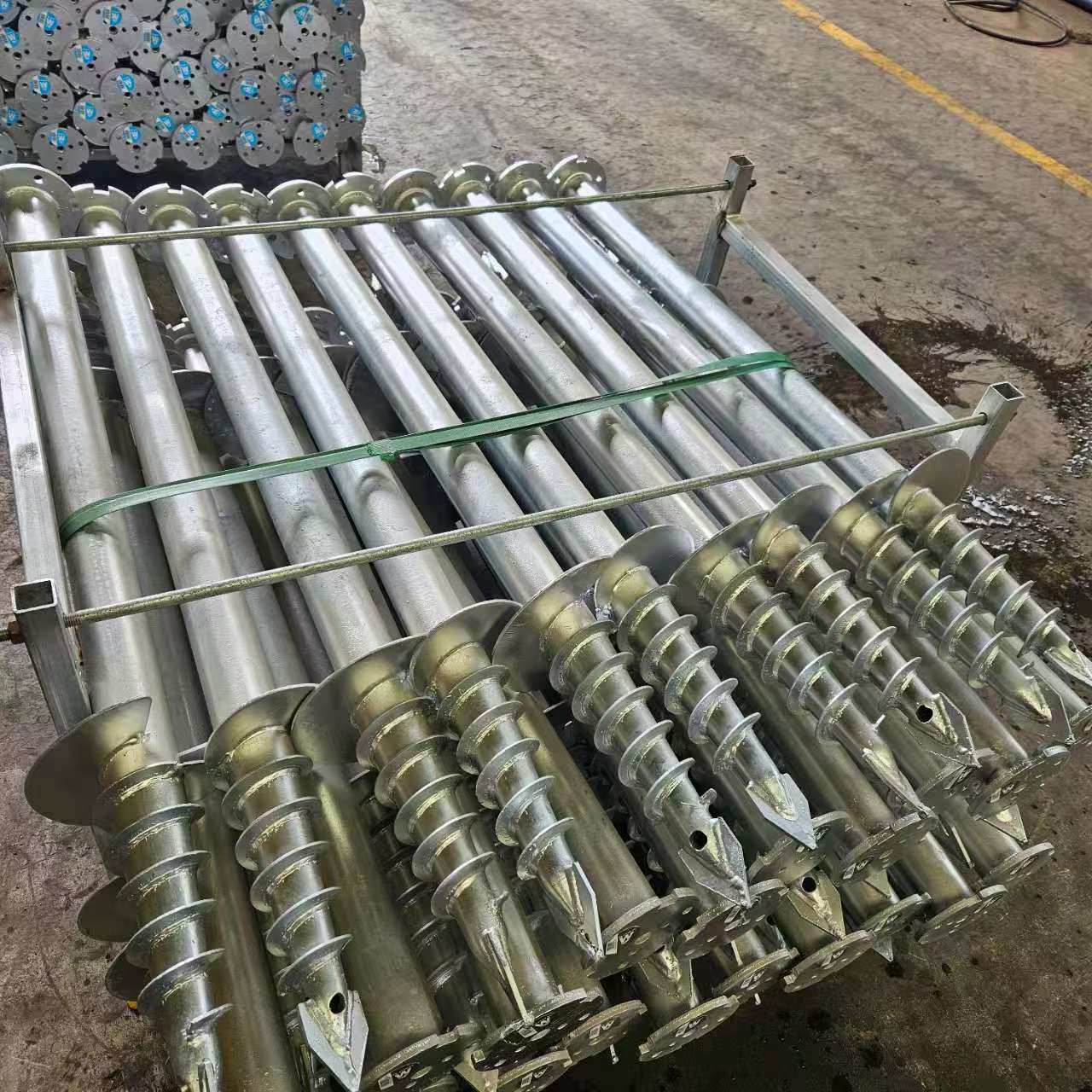 How to manufacture ground screw piles？