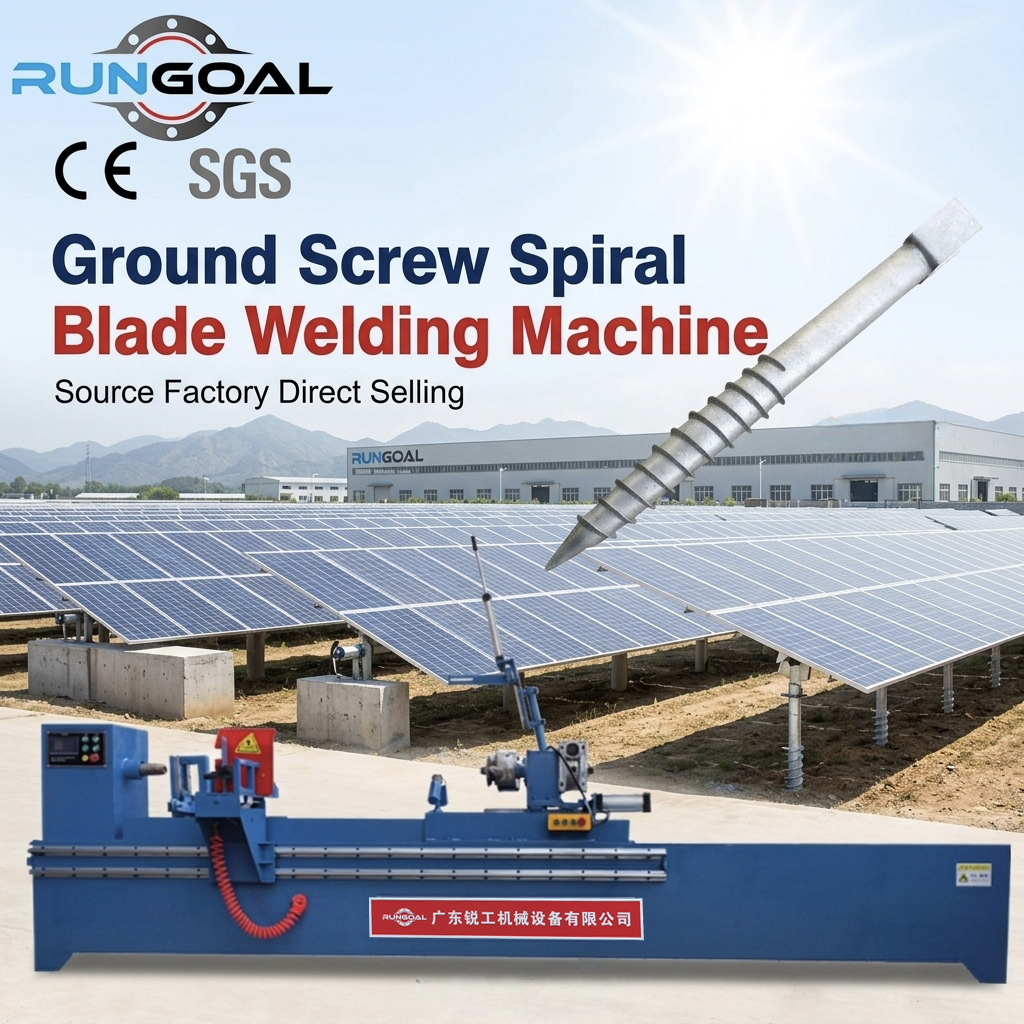 Ground Screw Spiral Blade Welding Machine for Solar Mounting System
