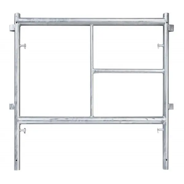 Galvanized Frame Scaffold for Long-Term Outdoor Projects
