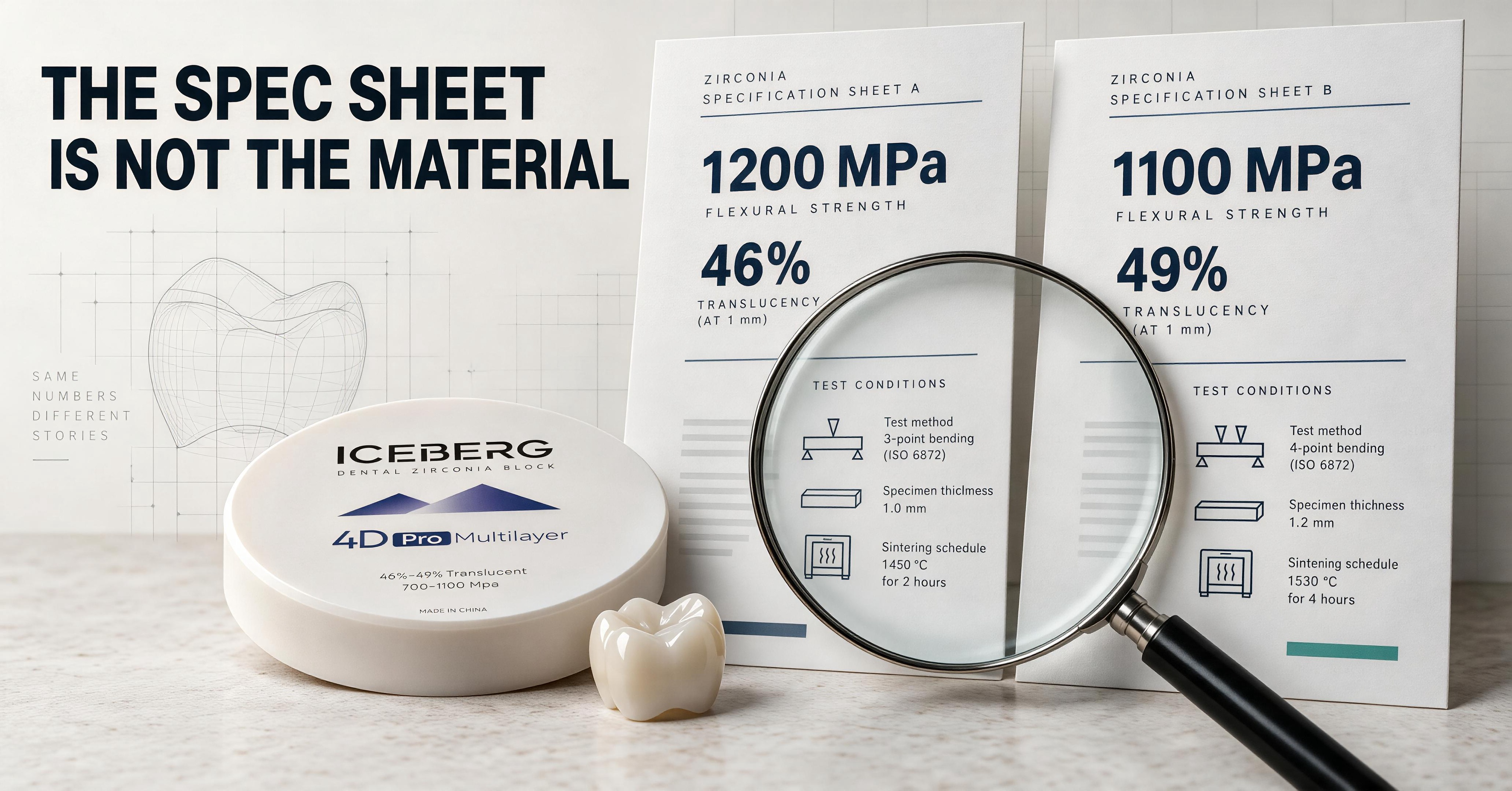 The Spec Sheet Is Not the Material