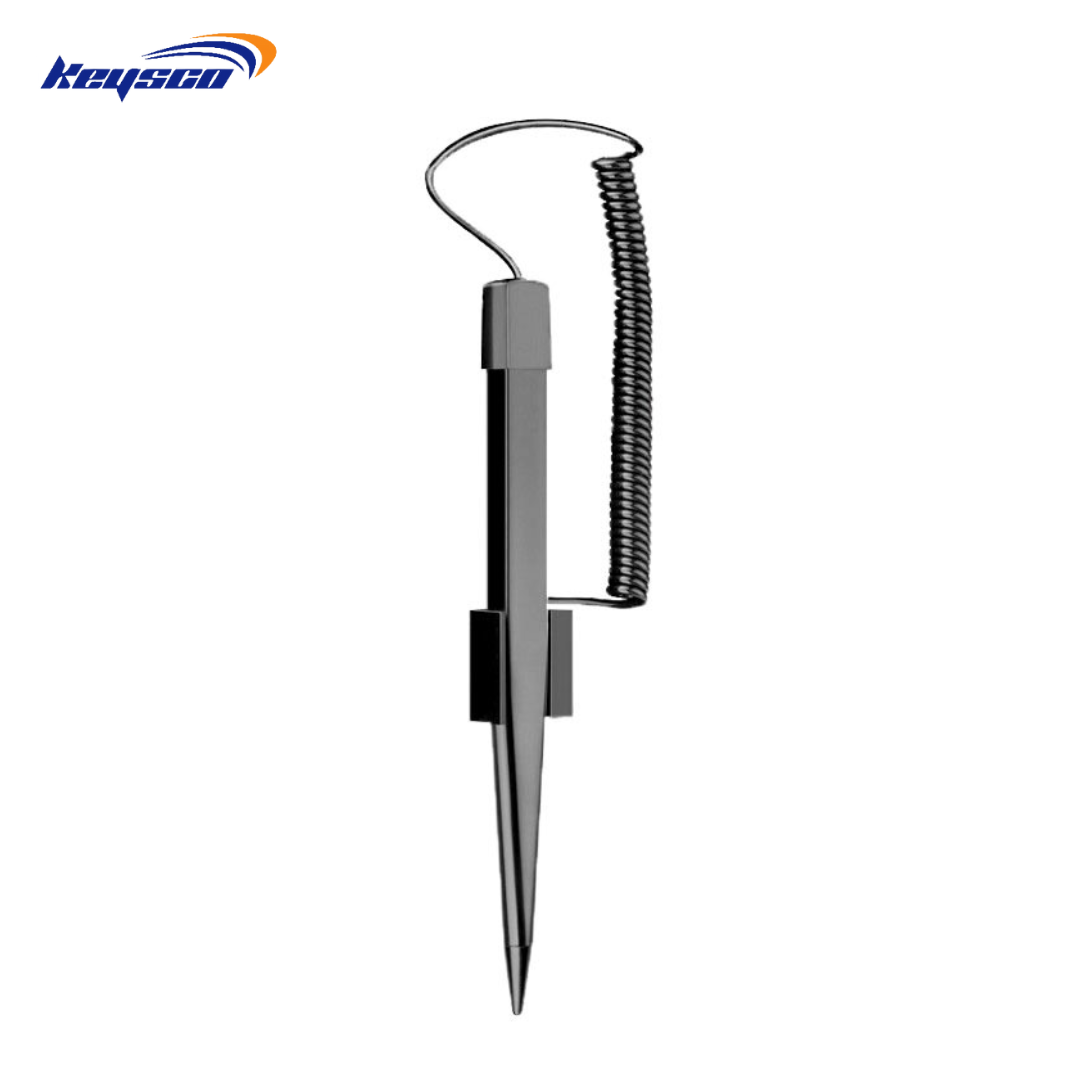 Lightweight Hard Tips Resistant Pen for Car Navigation GPS POS Touch Screen Pen Slot Cord Anti-lost Black White