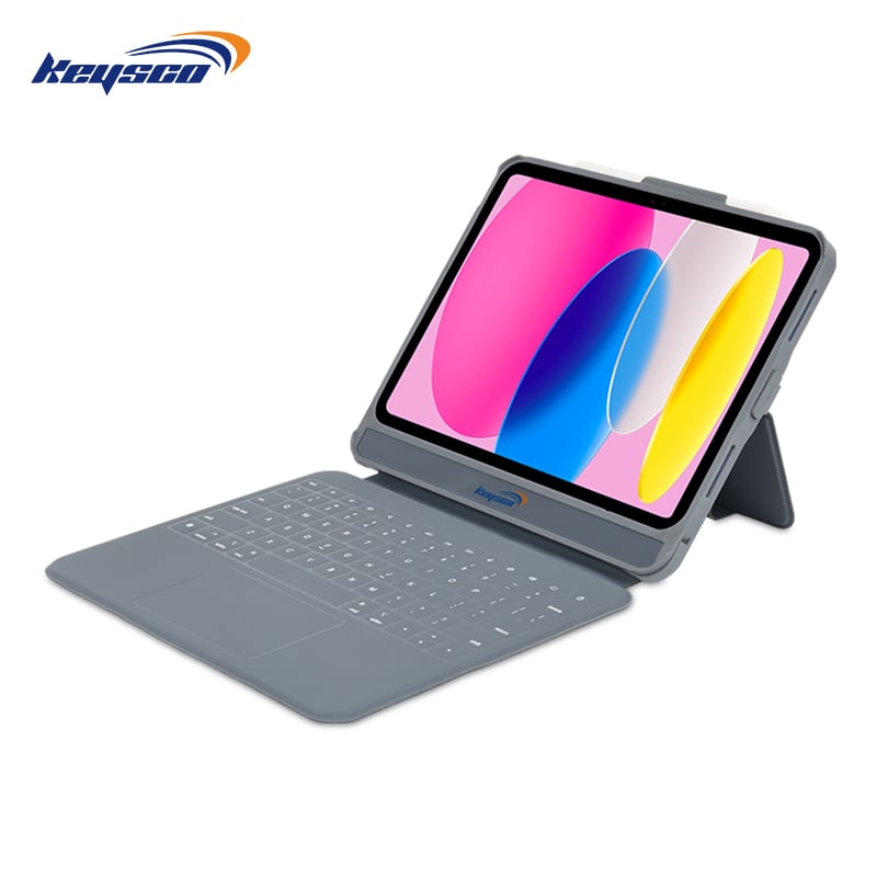 Education  Waterproof  Tablet Keyboard Case Case Studies，Type-C Plug-and-Play, Military-Grade Waterproof Silicone Keyboard, HDMI & DCIN, OEM/ODM，School iPad 10th & A16,10.9&11inch