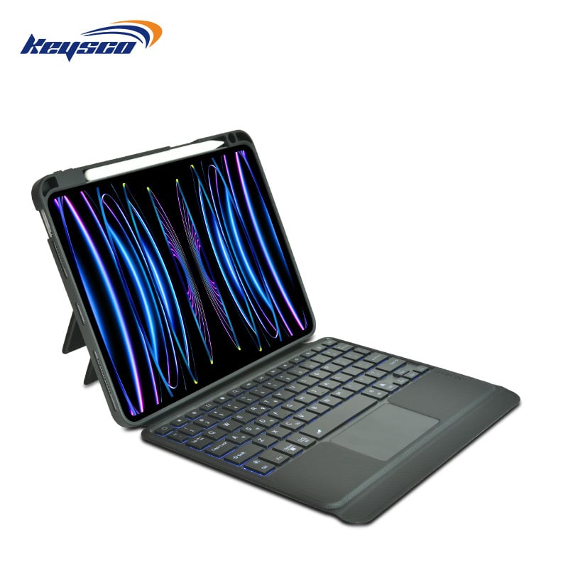Portable Detachable Rechargeable Bluetooth Keyboard  For Ipad Pro 11 & Air 10.9 with Pen Holder