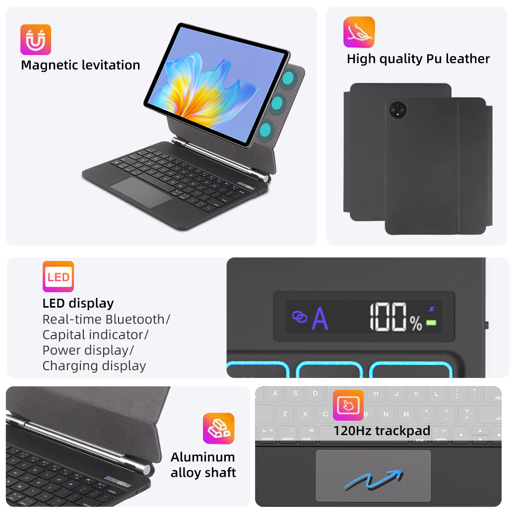 innovative huawei matepad pro 11 2022 magic keyboard with backlit keys and led screen for ultimate productivity-15