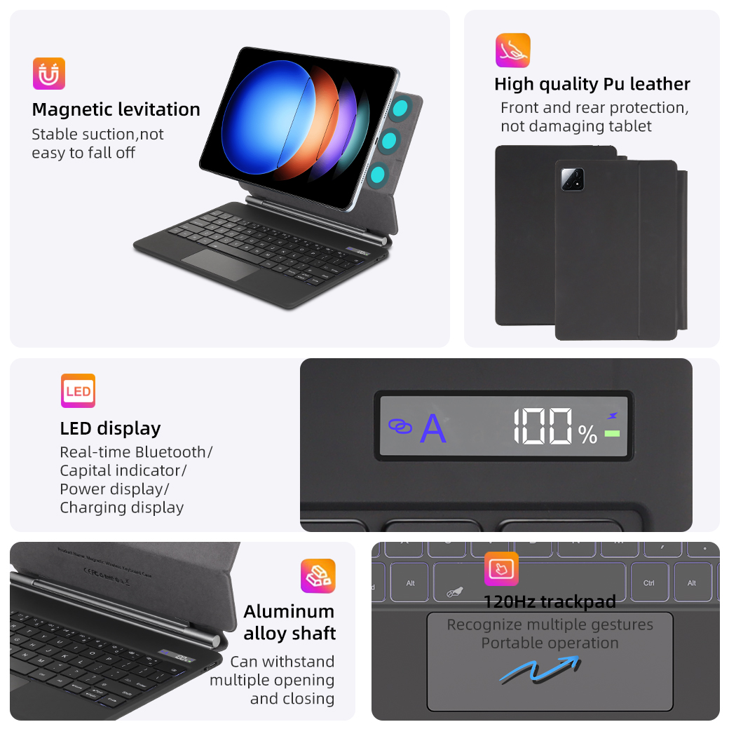 powerful xiaomi 6 magic keyboard with multi device connectivity for versatile use-14