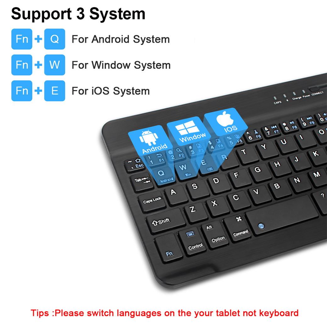 ultra slim bluetooth wireless keyboard for apple ipad iphone universal tablet mini keyboard iphone ios android 10 inch and 7 inch-15
