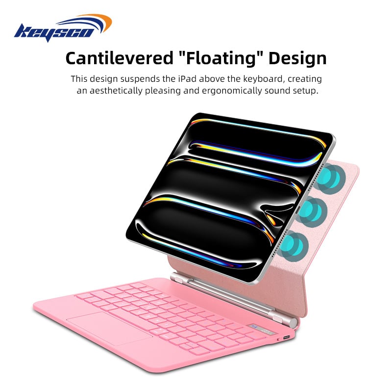 Multi - Function Magic Keyboard Case with Led Display Screen for iPad Pro 11 2024 & iPad Air 10.9