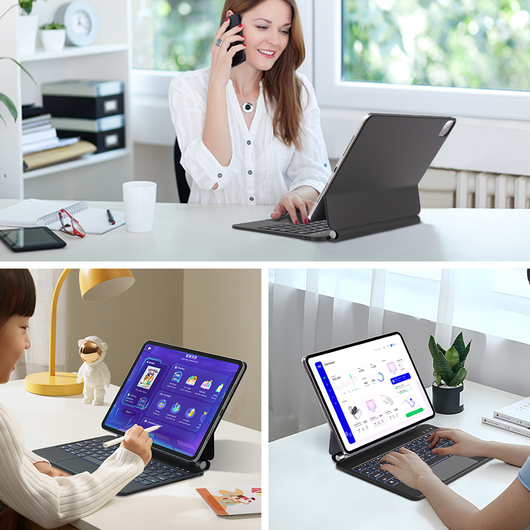 custom magic keyboard case with backlit for ipad pro 11 2024 air 109194103-19