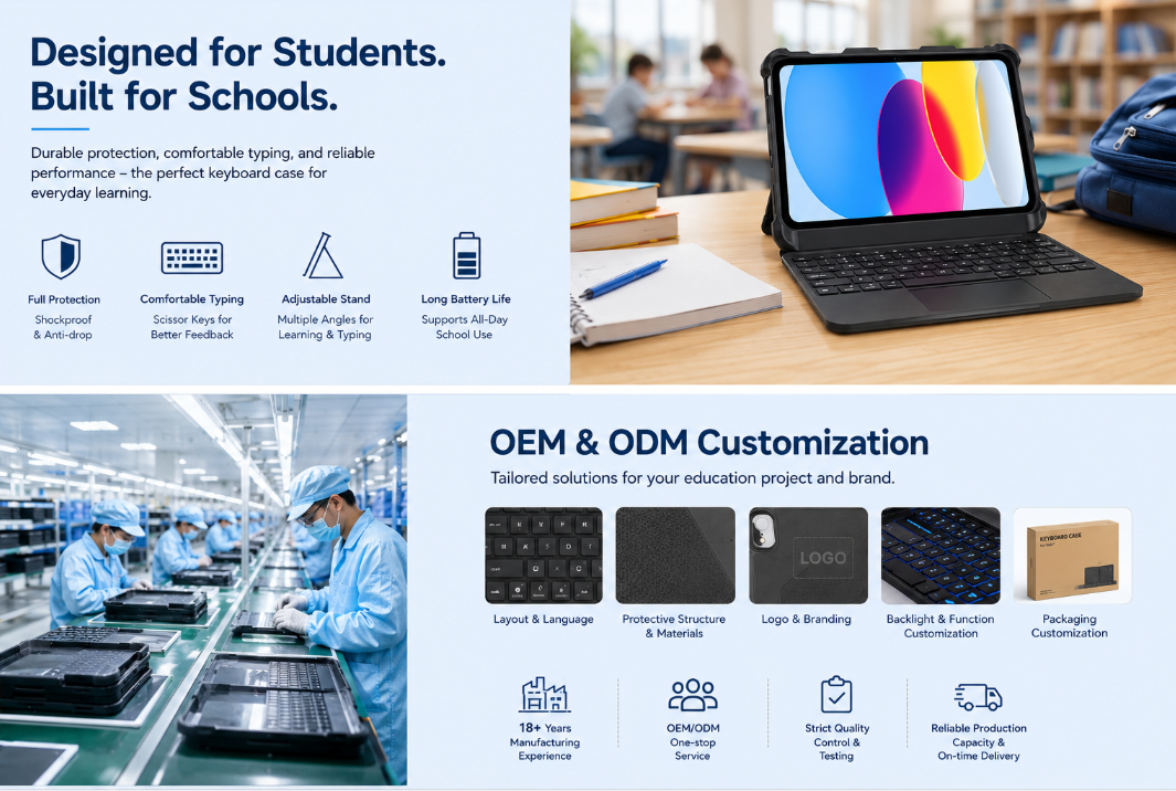 Educational Keyboards for Schools: Built for Durability, Protection and Daily Learning