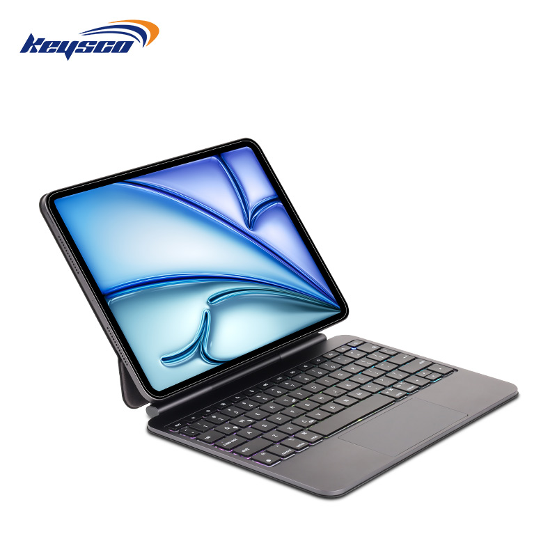 Premium Aluminium Alloy Magic Keyboard Case for iPad Pro 13 2024 & iPad Air 10.9