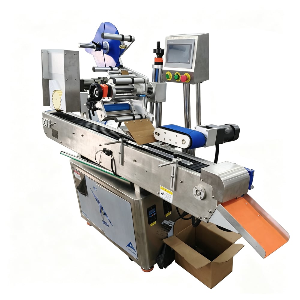 Automatic Horizontal Vial Labeling Machine for Small Cylindrical Bottles
