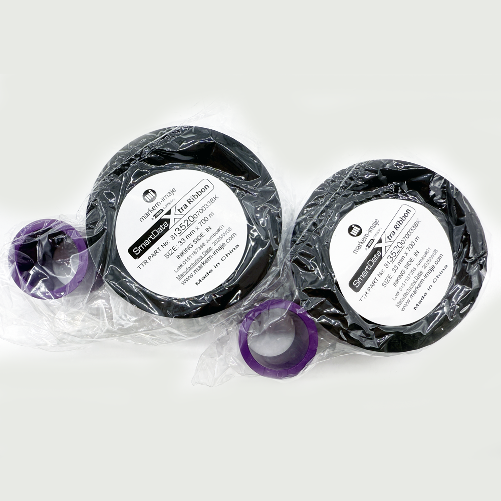 Original Markem 3521 33MM*700M Outside Markem Tto Ribbon For Markem X30