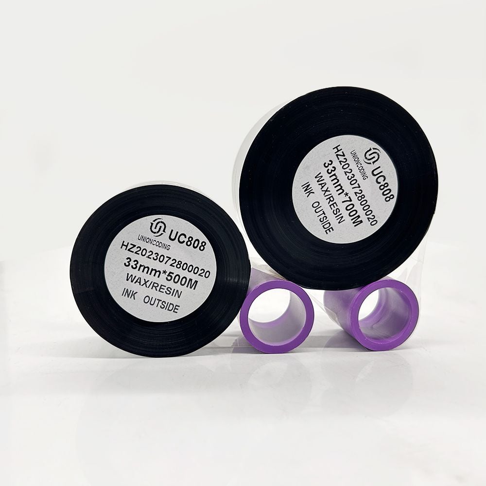 33mm*450M TT0 Intelligent Coding Machine Ribbon New Inkjet Printer Ink Heat Transfer Printing Ribbon for Carbon Tape TTO