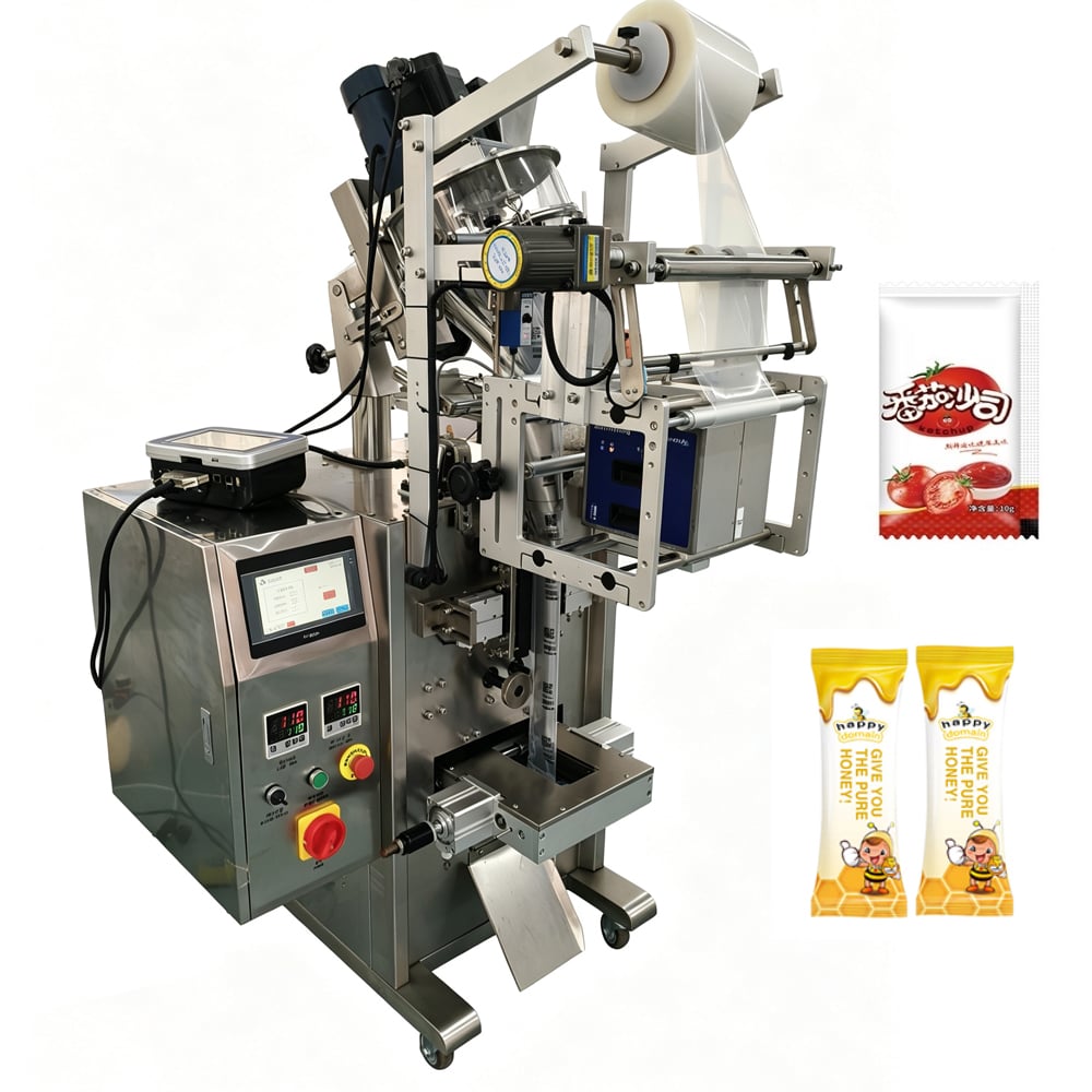 Automatic Vertical Form Fill Seal Packaging Machine Vertical Packing Machine For Snack Powder Granule Liquid