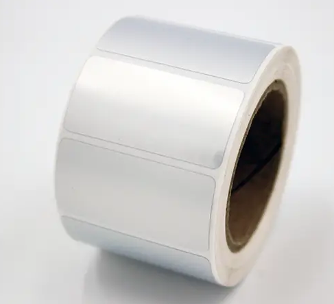 High-Quality Matte Metallic Silver Adhesive Label Paper - Smooth Finish for Professional Look