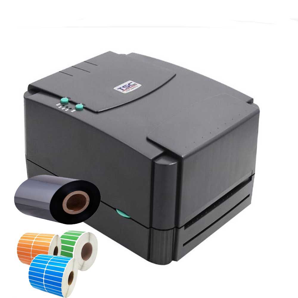 Stampante Desktop Originale Tsc Ttp 244 PRO per Etichette a Codice a Barre con Trasferimento Termico