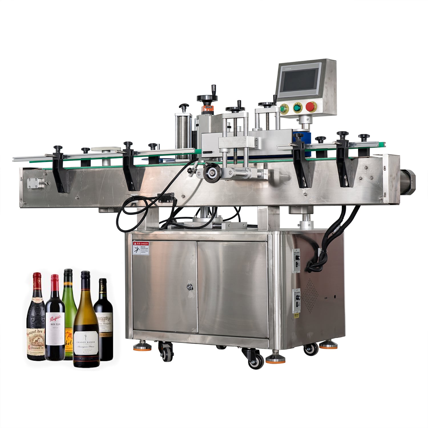 Pelabel Automatik Presisi untuk Botol dan Balang Bulat 30–80 keping/min