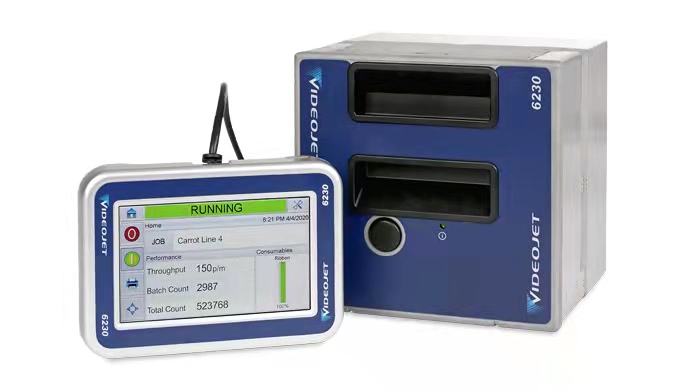 Videojet 6230 TTO – Stampante a trasferimento termico per imballaggi flessibili