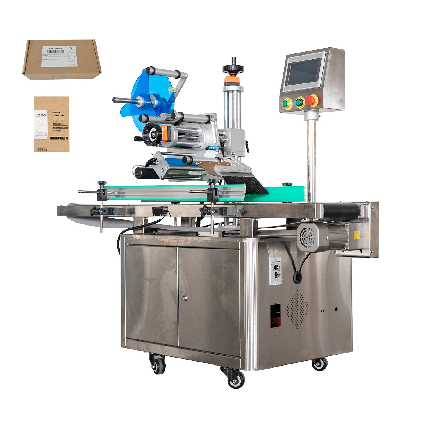 Why does the flat‑surface labeling machine produce inaccurate labeling positions during operation?