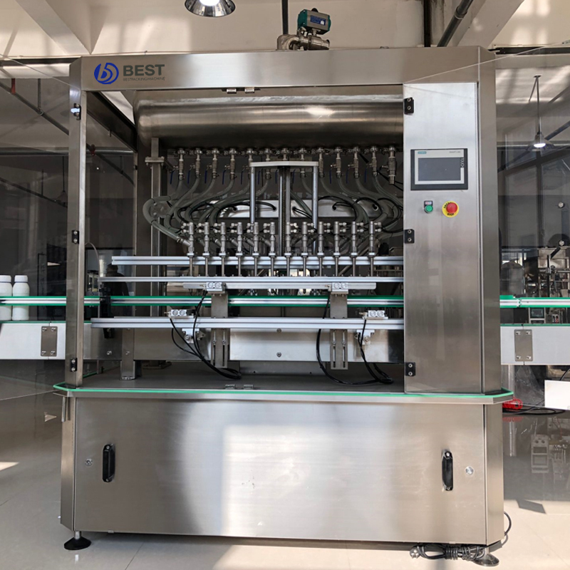 12-Head Gravity Liquid Filling Machine supplier
