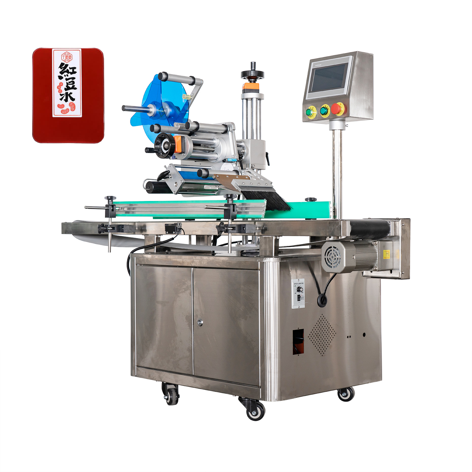 Mesin Pelabel Atas Automatik untuk Kosmetik